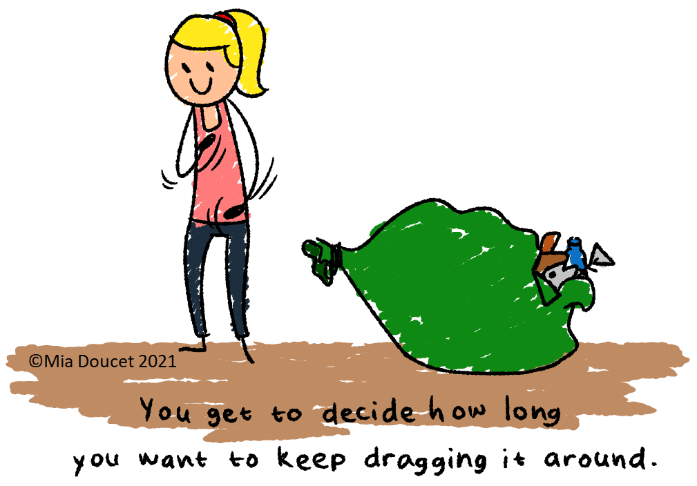 Drawing: You get to decide how long you want to keep dragging it around.